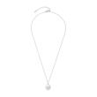 Necklace santina for ladies in stainless steel, mother-of-pearl