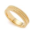 Theresia ring in gold-plated stainless steel, engravable