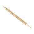 Bracelet milanese for ladies in stainless steel, gold