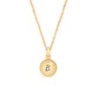 Necklace bea for ladies in gold-plated stainless steel