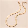Halskette Snake für Damen aus Edelstahl, vergoldet