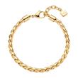 Tracy bracelet for ladies in gold-plated stainless steel