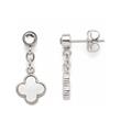Minelli ear studs for ladies in stainless steel