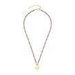 Anka heart necklace for ladies in gold-plated stainless steel
