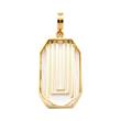 Nova Clip&Mix pendant in gold-plated stainless steel