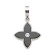 Clip&Mix pendant gothea in stainless steel and onyx
