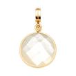 Sima pendant in gold-plated stainless steel, Clip&Mix