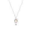 Ladies necklace arida ciao in stainless steel, mother-of-pearl