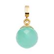 Clip&Mix Catina pendant with glass stone, stainless steel, gold