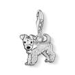 Ladies Charm Pendant Dog In Sterling Silver