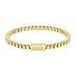 Men's bracelet chain for him in stainless steel, IP gold