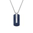Dog tag necklace orlado for men in stainless steel