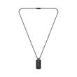 Orlado chain for men in black stainless steel