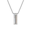 Sarkis necklace for men in stainless steel, engravable