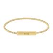 Men's bracelet alek in stainless steel, IP gold