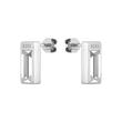 Clia earrings for women in stainless steel with crystal