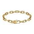 Kane link bracelet for men in stainless steel, IP gold