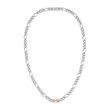 Figaro chain Rian for men in stainless steel, bicolour