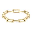 Halia link bracelet for women in stainless steel, IP gold