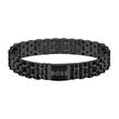 Pulsera de eslabones para hombre Owan en acero inoxidable, negra