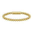 Ball bracelet for men Sphere Metal stainless steel, IP gold