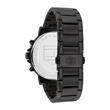 Wristwatch for men in stainless steel, IP Black