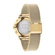 Reloj de mujer de acero inoxidable chapado en oro