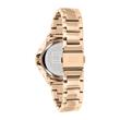 Ladies watch in rose gold-plated stainless steel