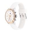 Ladies' Wristwatch In Stainless Steel And Plastic, Bicolour