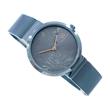 Reloj de pulsera libby para mujer en acero inoxidable, azul
