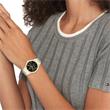 Ladies multifunctional watch in stainless steel, bicolour