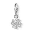 Charm Cloverleaf In 925 Sterling Silver With Zirconia