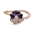 Ring pansy for ladies, rose