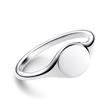 Ladies' signet ring in 925 silver, Moments, engravable