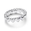 Be Love heart ring for ladies in sterling silver, Moments