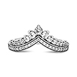 Ladies ring princess wish made of 925 silver with zirconia