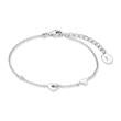 Pulsera corazón plata 925