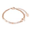 Ladies stainless steel bracelet, IP rosé