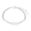 Stainless steel infinity bracelet for women