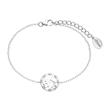 Bracelet world for ladies in 925 silver with zirconia