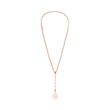 Necklace for ladies in stainless steel, IP rosé