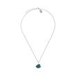 Shell necklace for girls in sterling silver, enamel