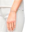 Gliederarmband für Damen aus Edelstahl, bicolor