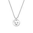 Smiley stainless steel necklace for children