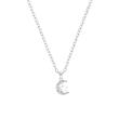 Girls necklace in 925 sterling silver with zirconia