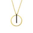Gold-plated stainless steel necklace for women