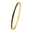 Gold-plated stainless steel bangle for ladies