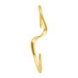 Ladies' bangle in stainless steel, gold-plated