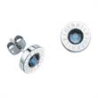 Earstuds zirconia blue