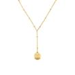 Necklace casual for women made of stainless steel, gold plated
